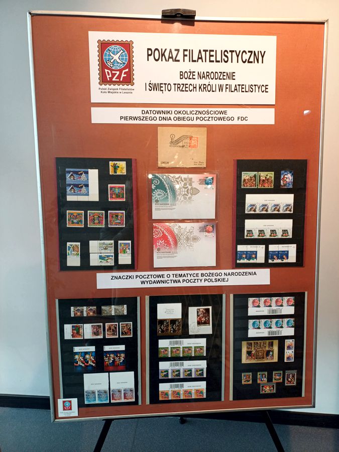 Bożonarodzeniowy pokaz filatelistyczny w Lesznie