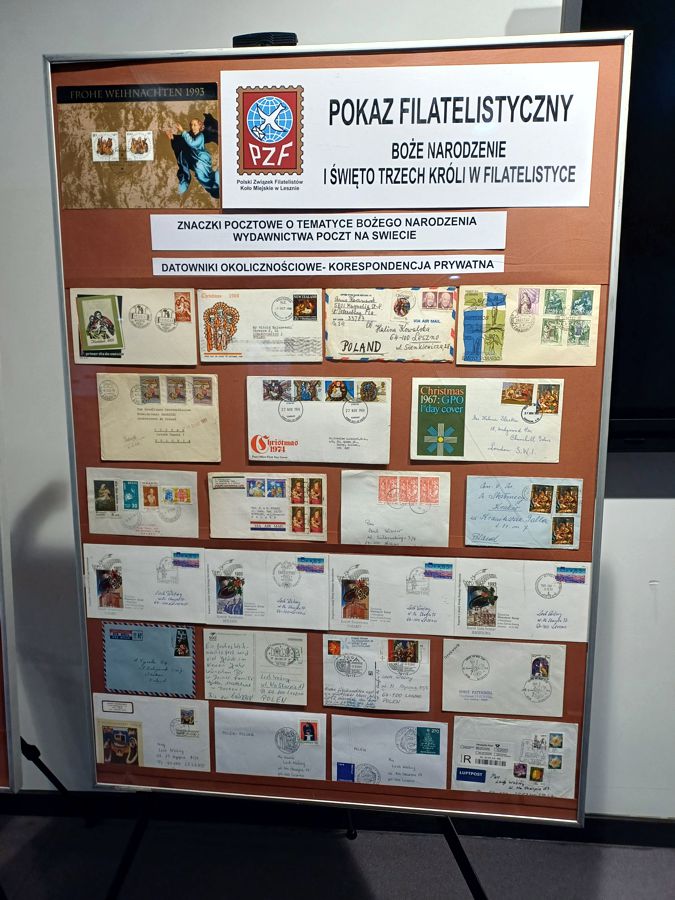 Bożonarodzeniowy pokaz filatelistyczny w Lesznie