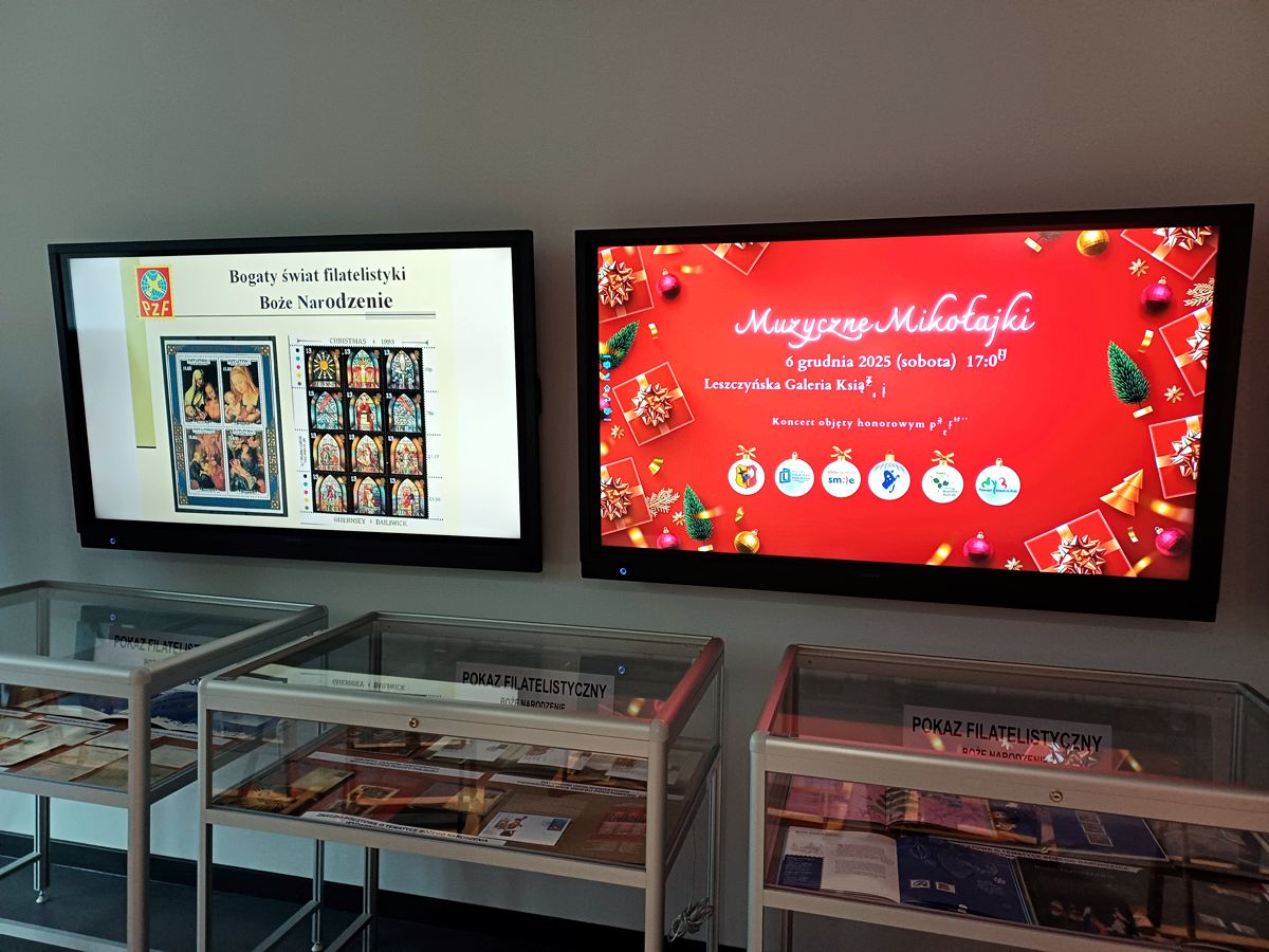Bożonarodzeniowy pokaz filatelistyczny w Lesznie