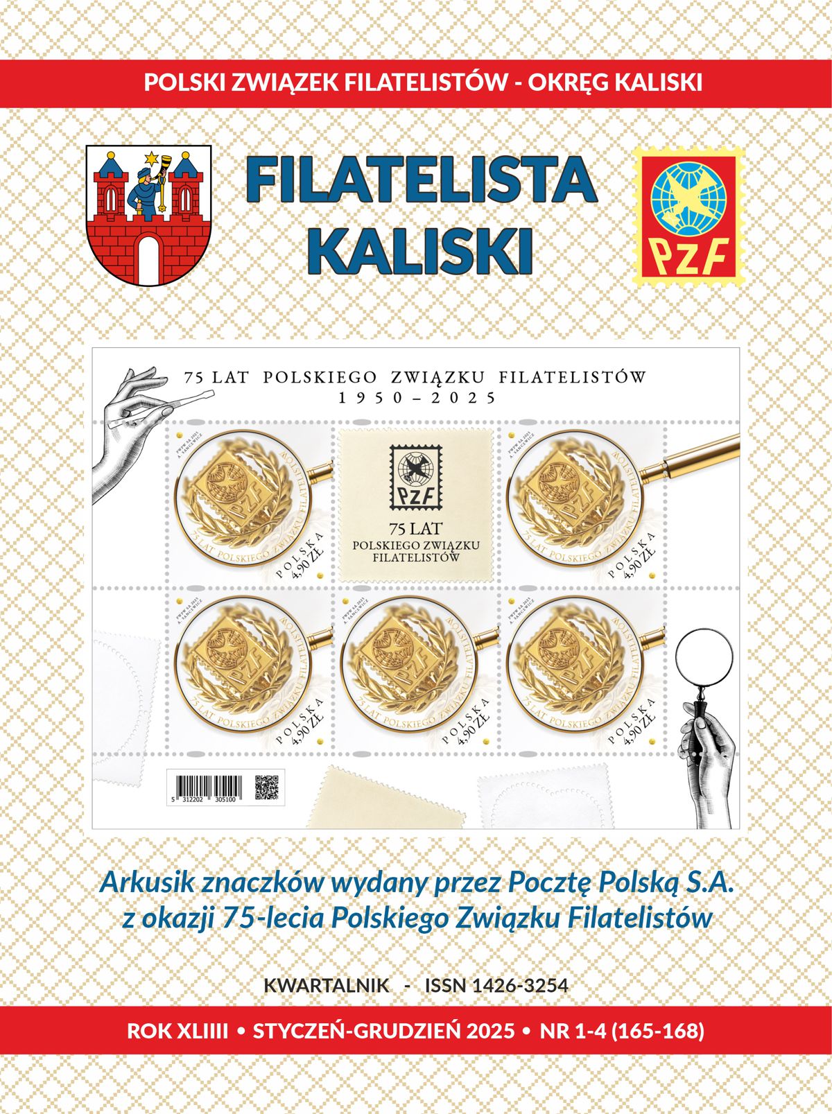 Filatelista Kaliski 165-168/2025
