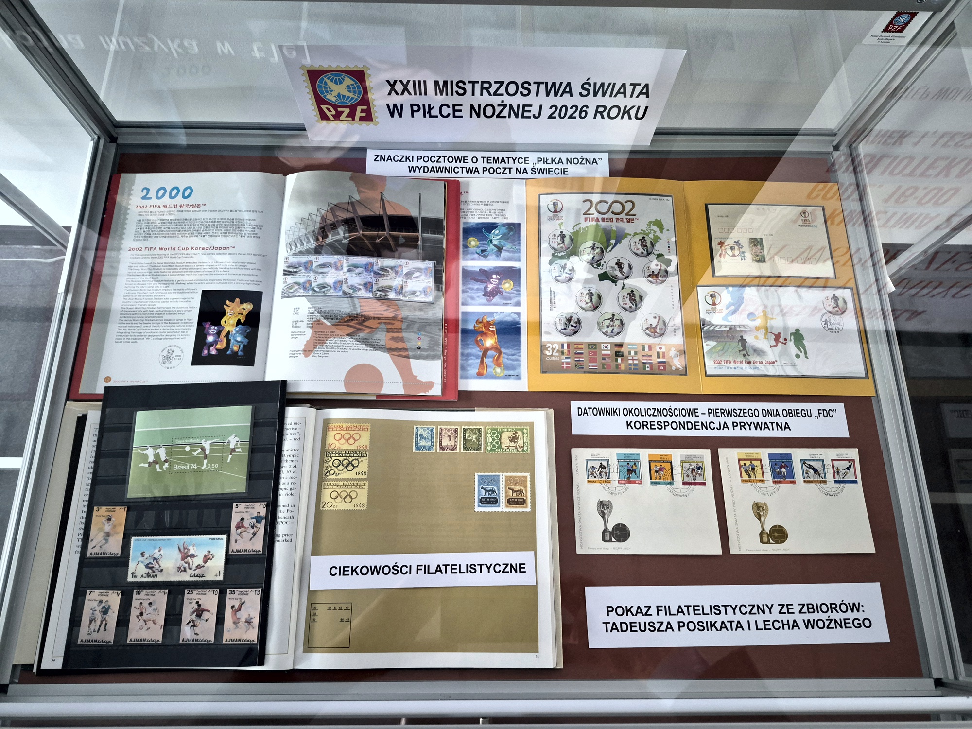 Pokaz filatelistyczny w Lesznie - Piłka nożna