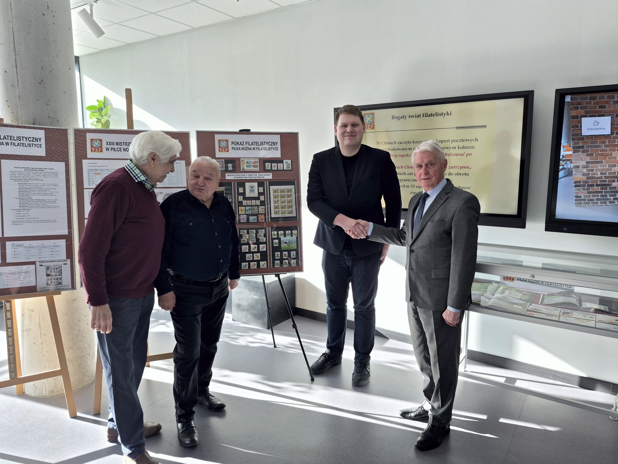 Pokaz filatelistyczny w Lesznie - Piłka nożna