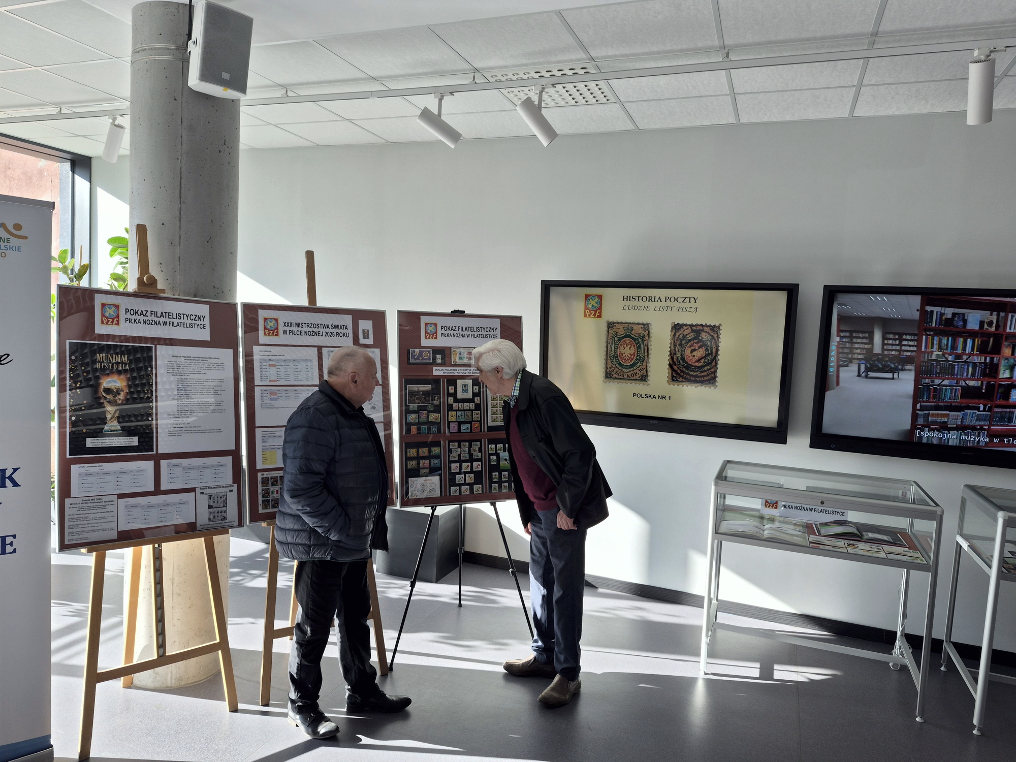 Pokaz filatelistyczny w Lesznie - Piłka nożna