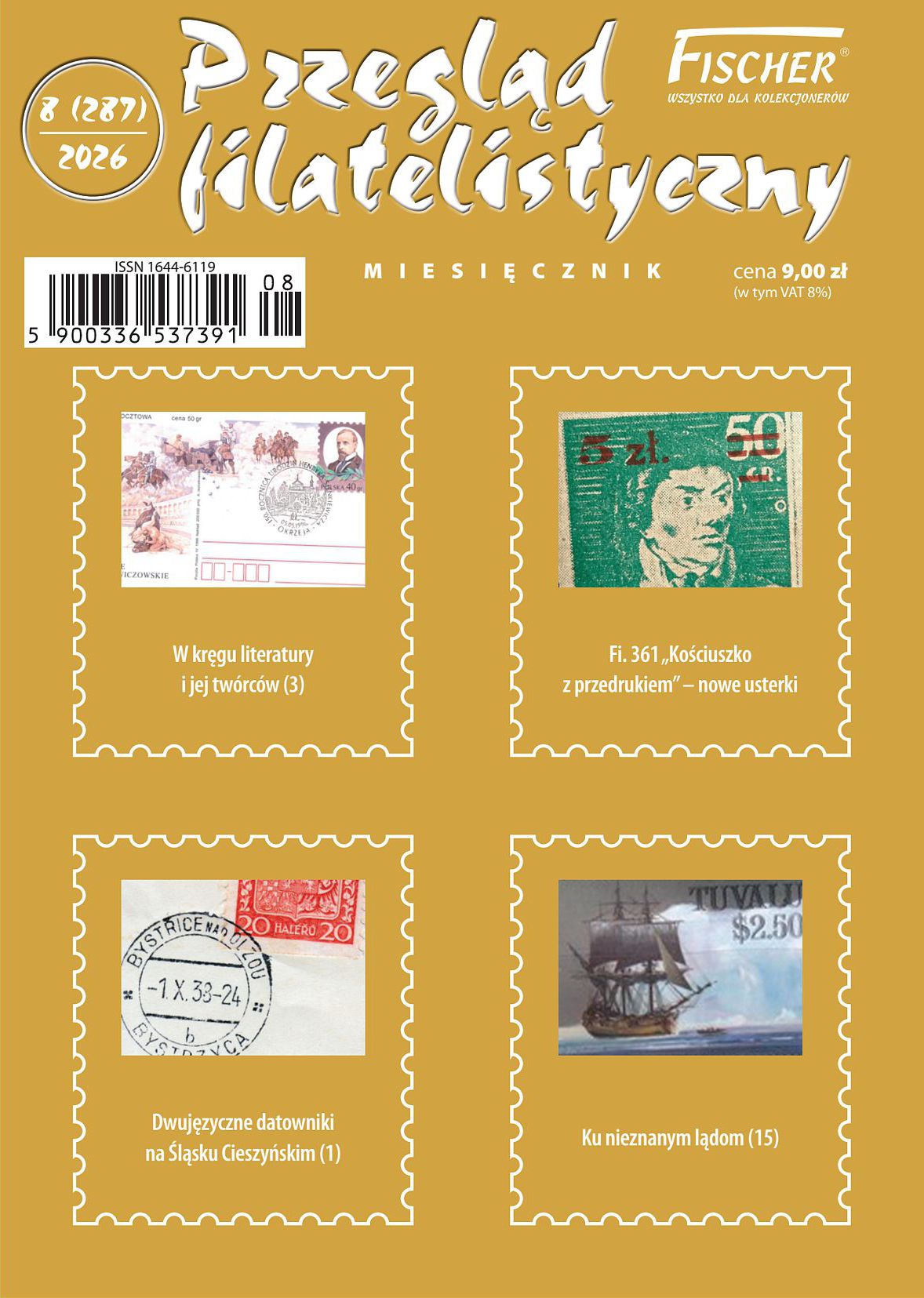 Przegląd Filatelistyczny 8/2026 okładka